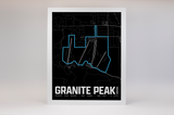 Granite Peak at Rib Mountain State Park Resort Map Poster – Wisconsin
