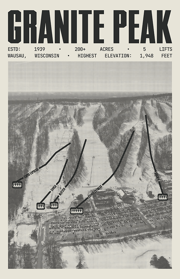 Granite Peak at Rib Mountain State Park Resort Poster