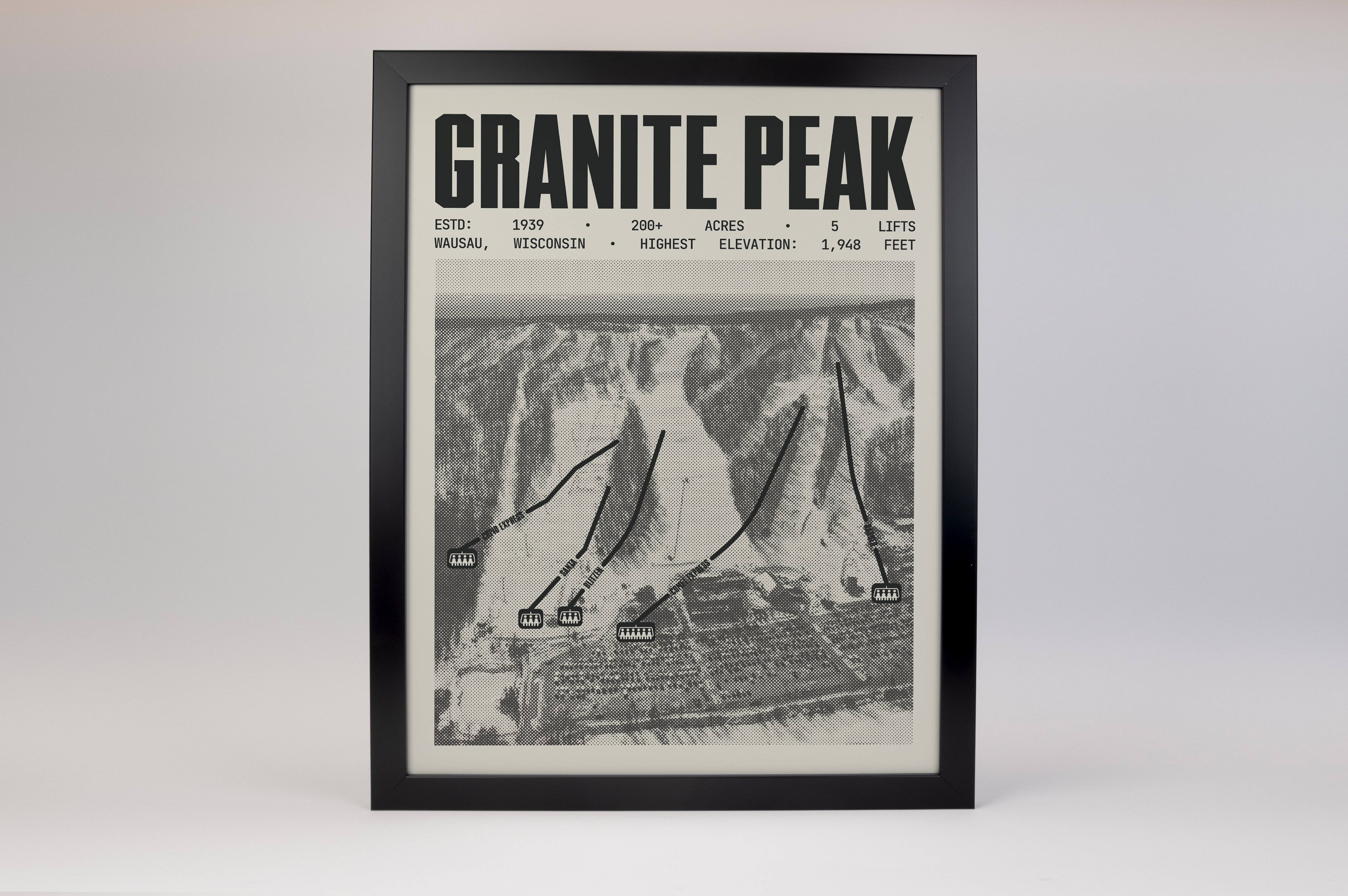 Granite Peak at Rib Mountain State Park Resort Poster