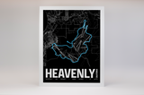 Heavenly Resort Map Poster – California
