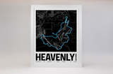 Heavenly Resort Map Poster – California