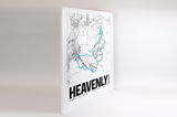 Heavenly Resort Map Poster – California