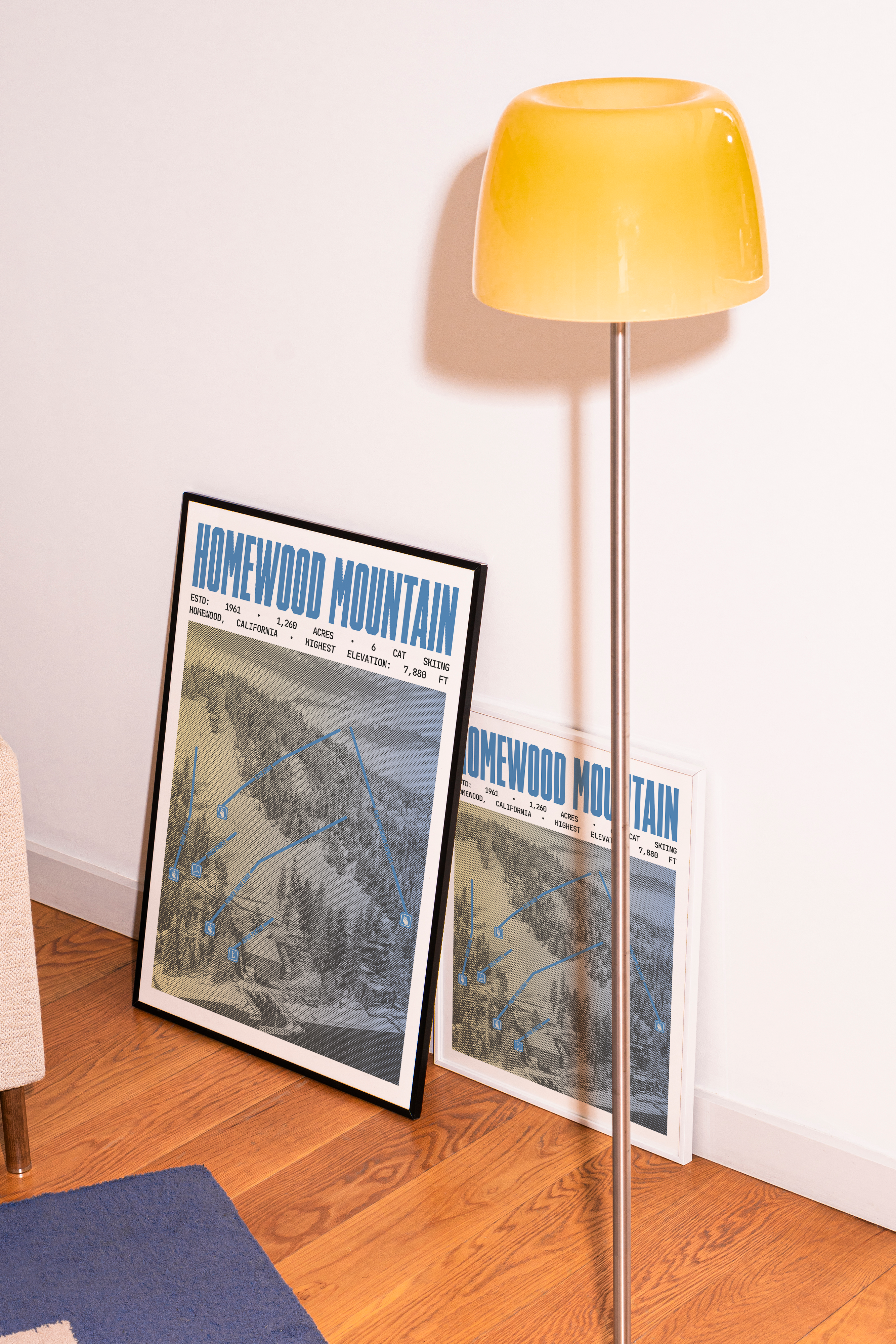 Homewood Mountain Ski Resort Poster