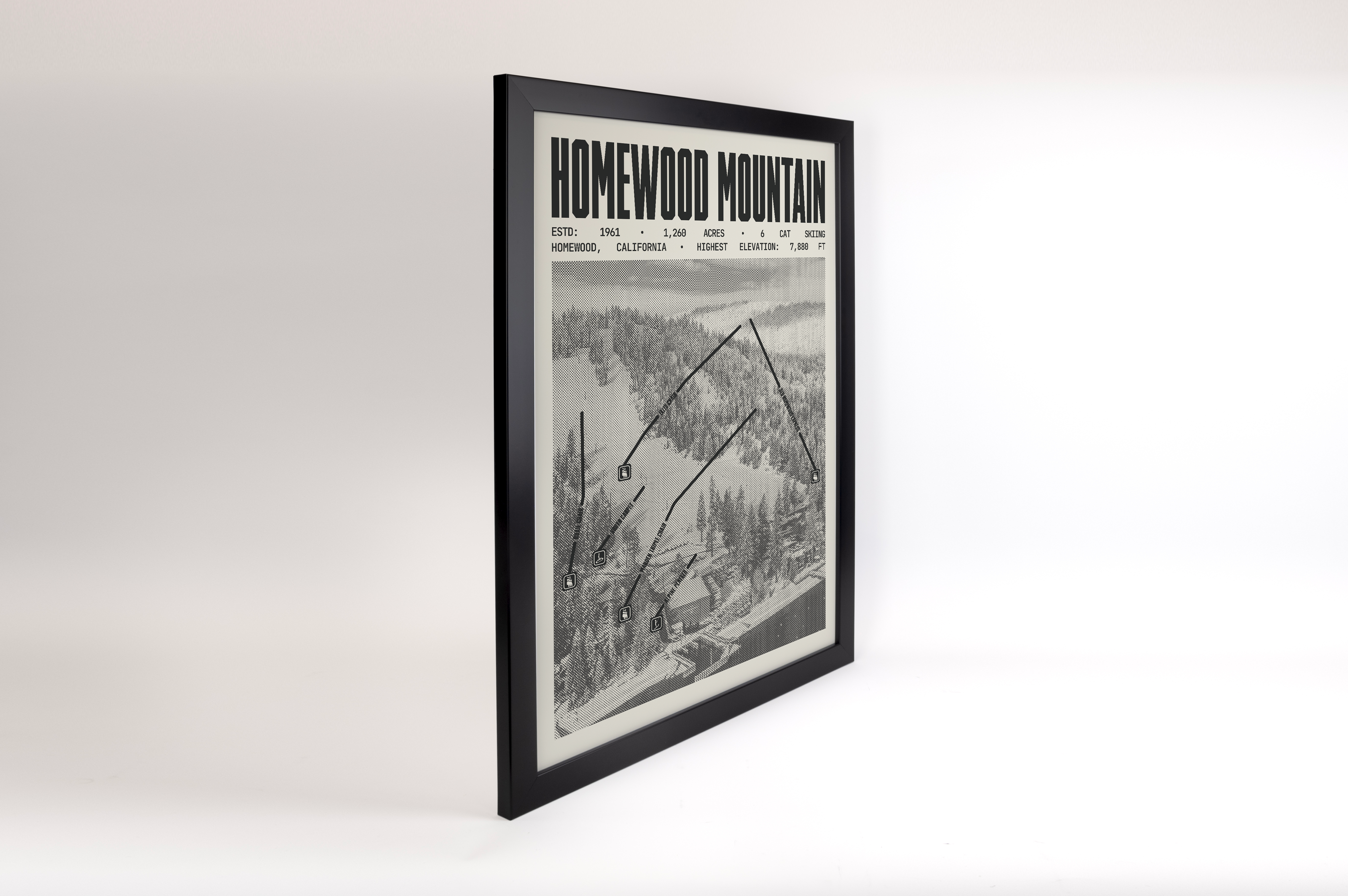 Homewood Mountain Ski Resort Poster