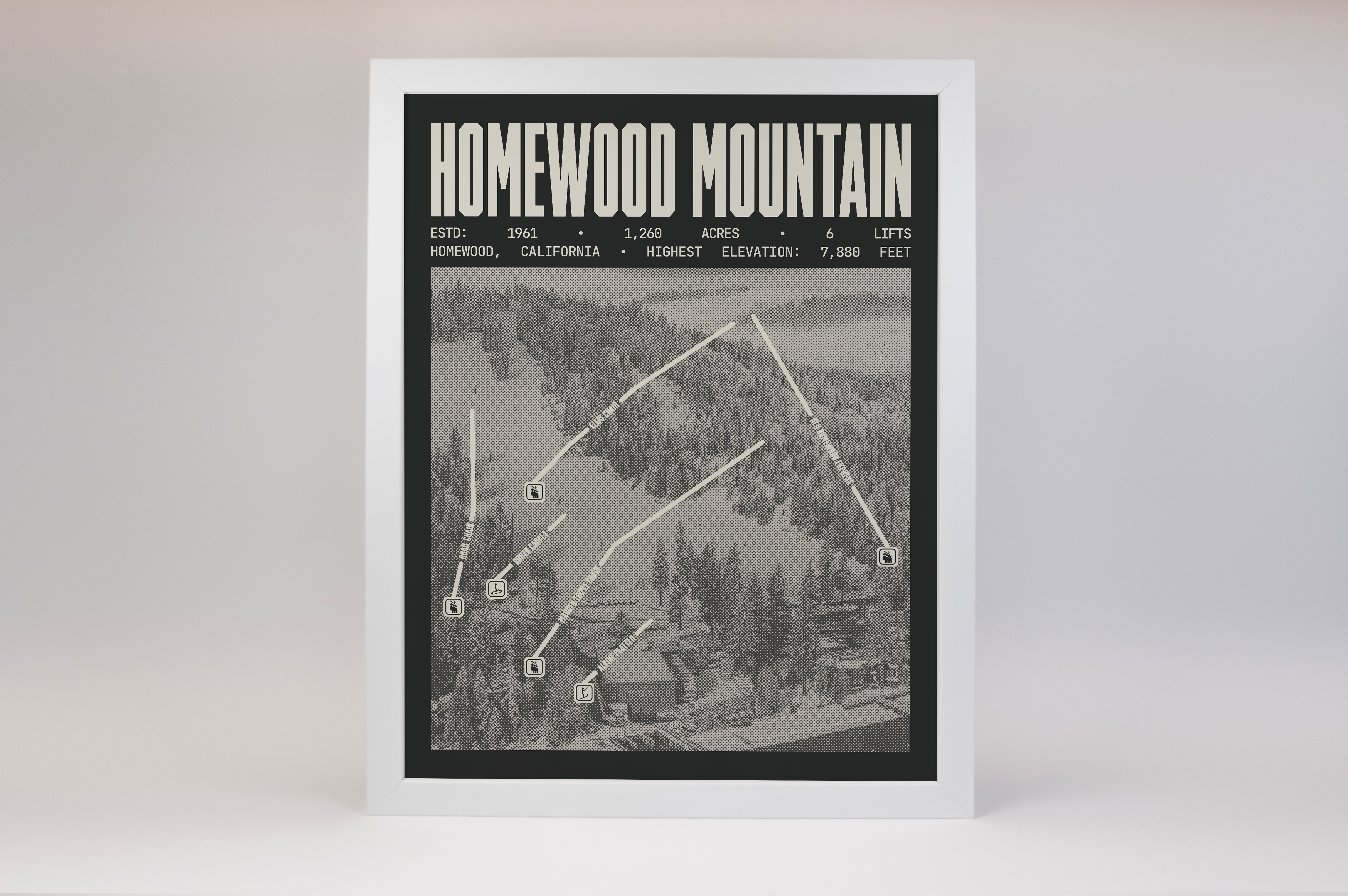 Homewood Mountain Resort Poster