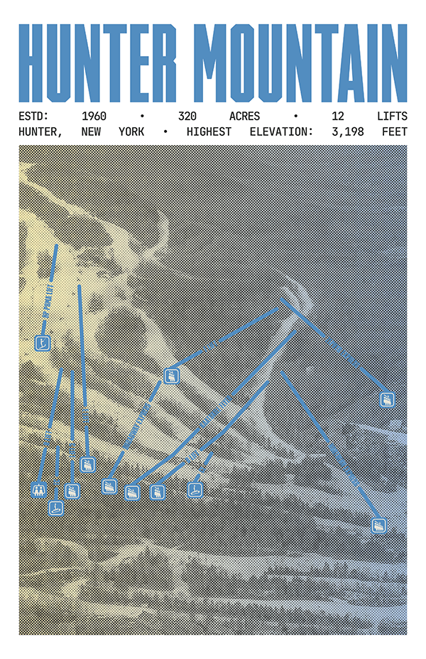 Hunter Mountain Resort Poster