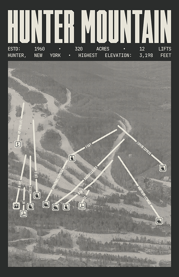 Hunter Mountain Resort Poster