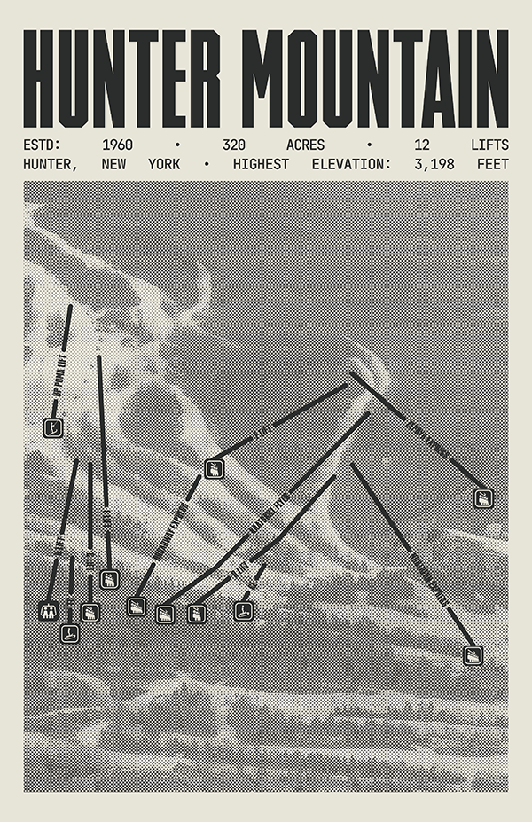 Hunter Mountain Resort Poster