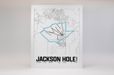 Jackson Hole Resort Map Poster – Wyoming