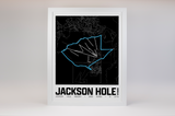 Jackson Hole Resort Map Poster – Wyoming