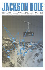 Jackson Hole Resort Poster