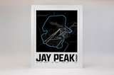 Jay Peak Resort Map Poster – Vermont