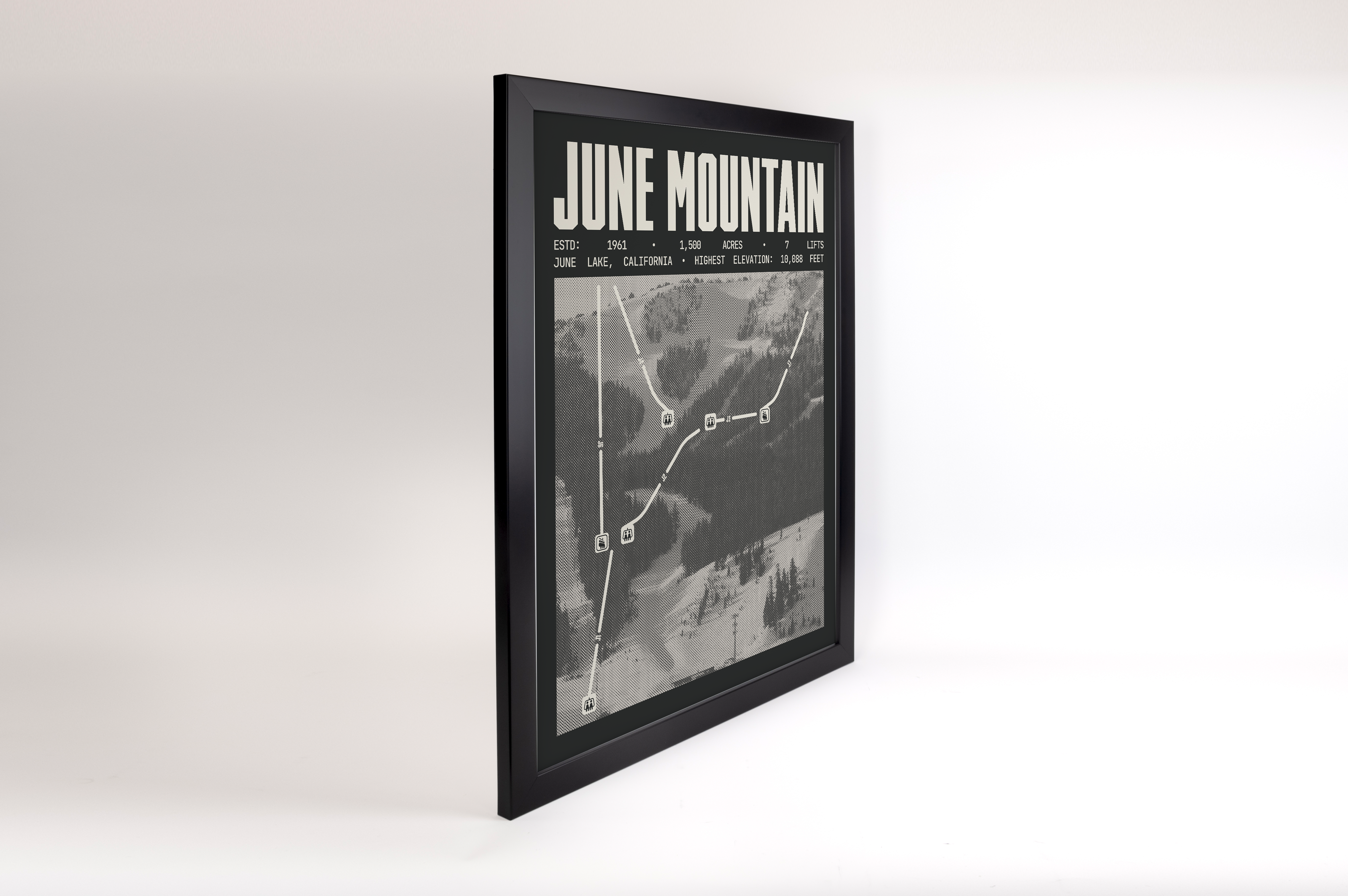 June Mountain Resort Poster