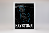 Keystone Resort Map Poster – Colorado