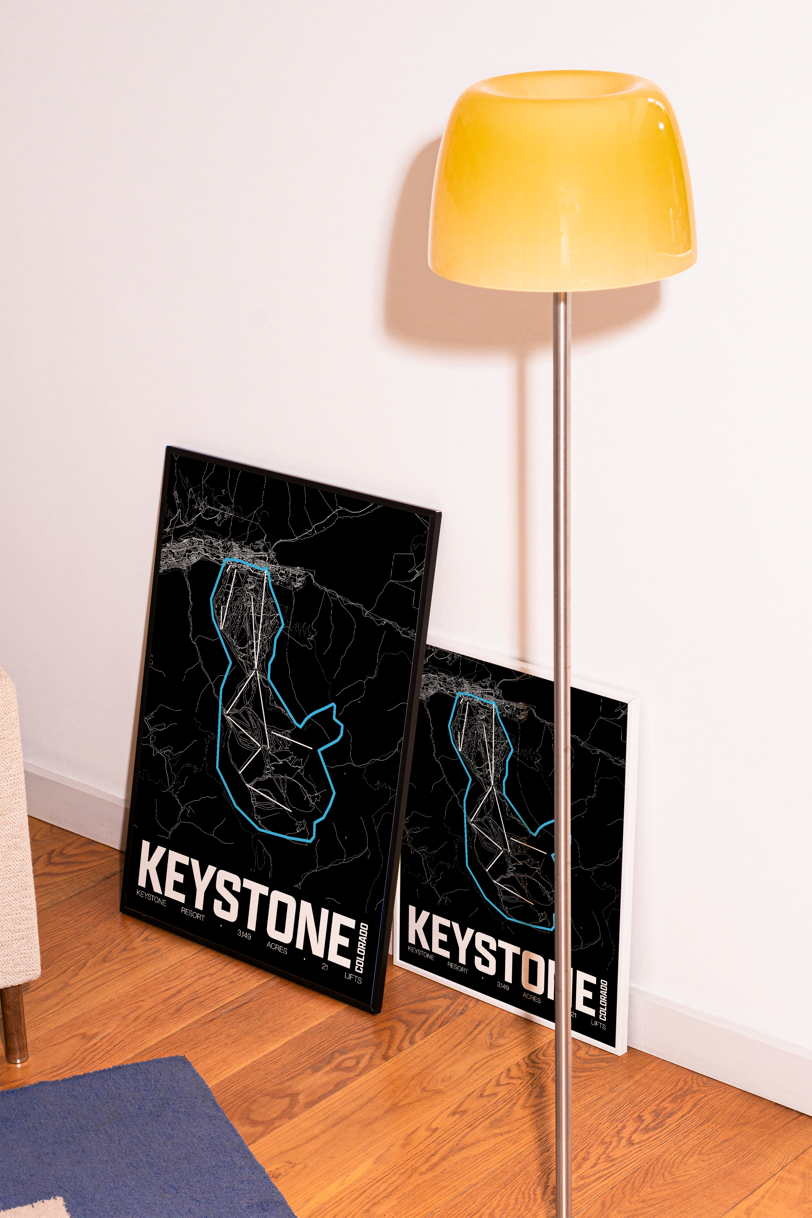 Keystone Resort Map Poster – Colorado