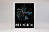 Killington Resort Map Poster – Vermont