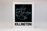 Killington Resort Map Poster – Vermont