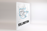 Killington Resort Map Poster – Vermont