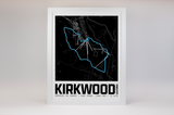 Kirkwood Resort Map Poster – California