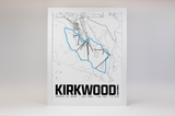 Kirkwood Resort Map Poster – California