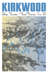 Kirkwood Resort Poster