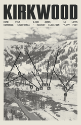 Kirkwood Resort Poster
