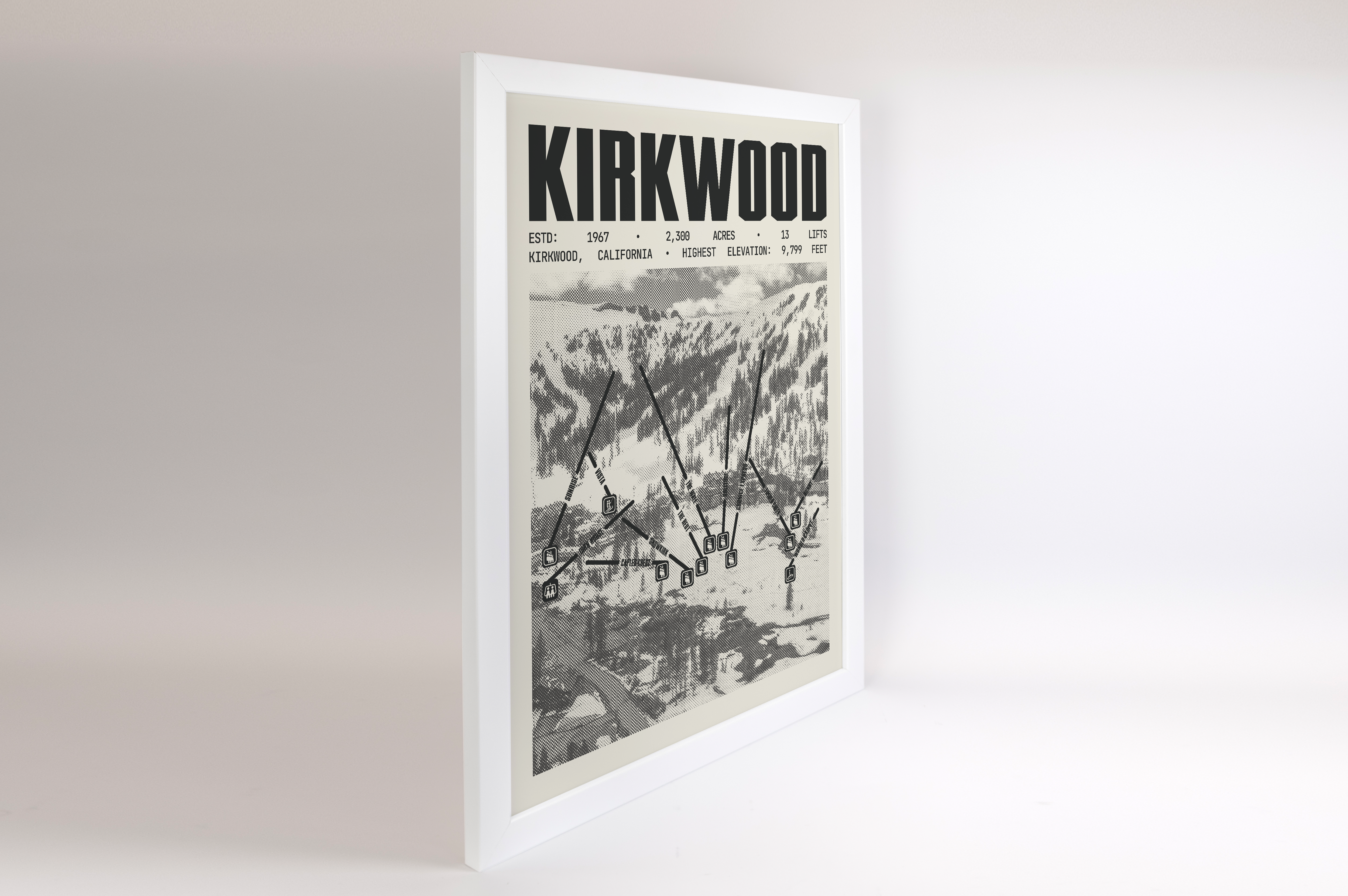 Kirkwood Resort Poster
