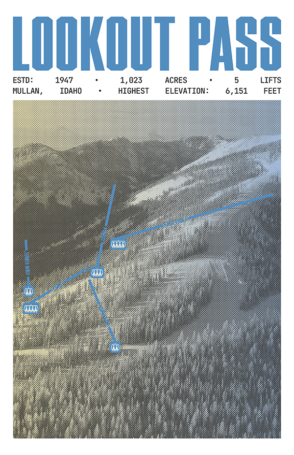 Lookout Pass Resort Poster