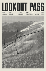Lookout Pass Resort Poster