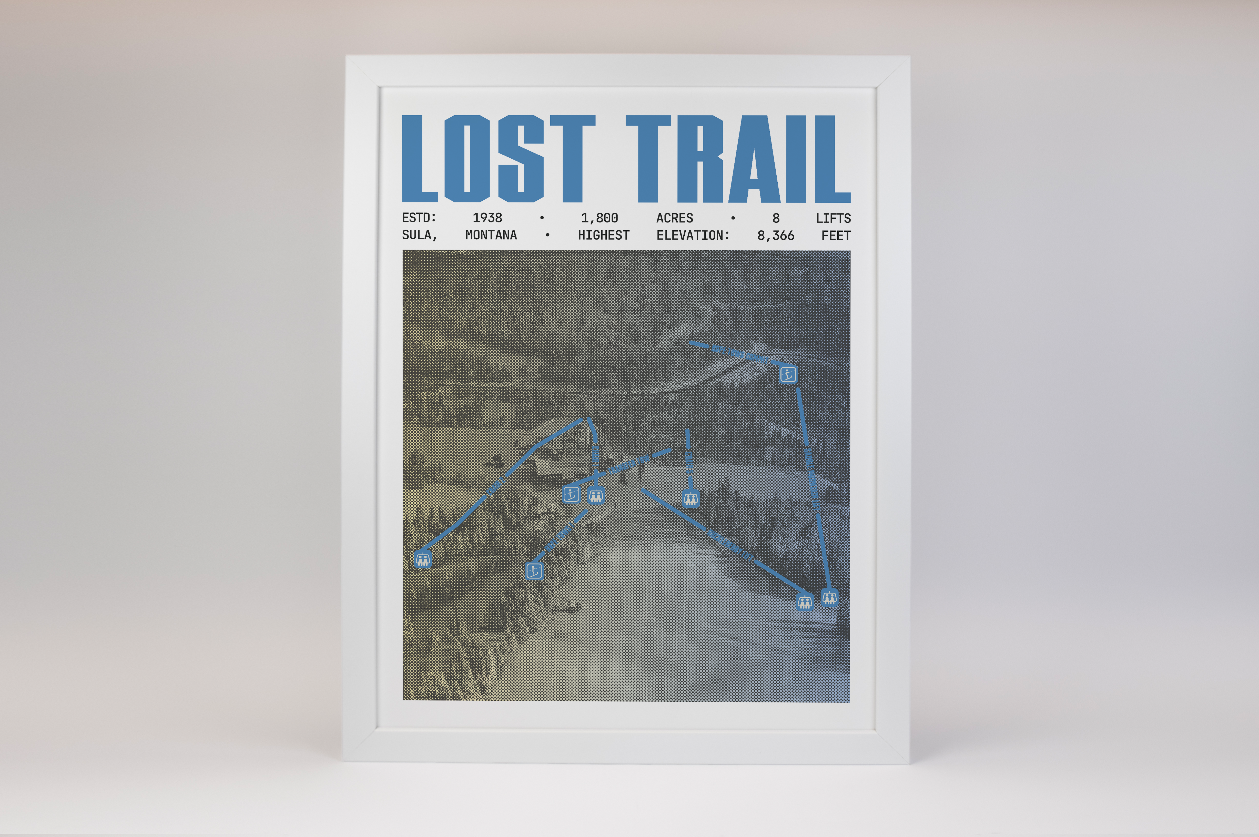 Lost Trail Powder Mountain Resort Poster