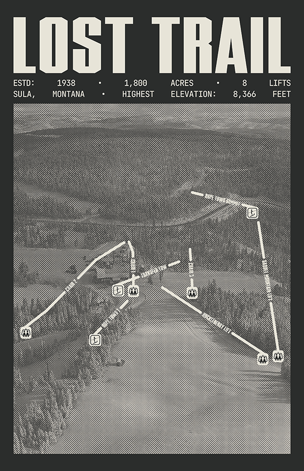Lost Trail Powder Mountain Resort Poster