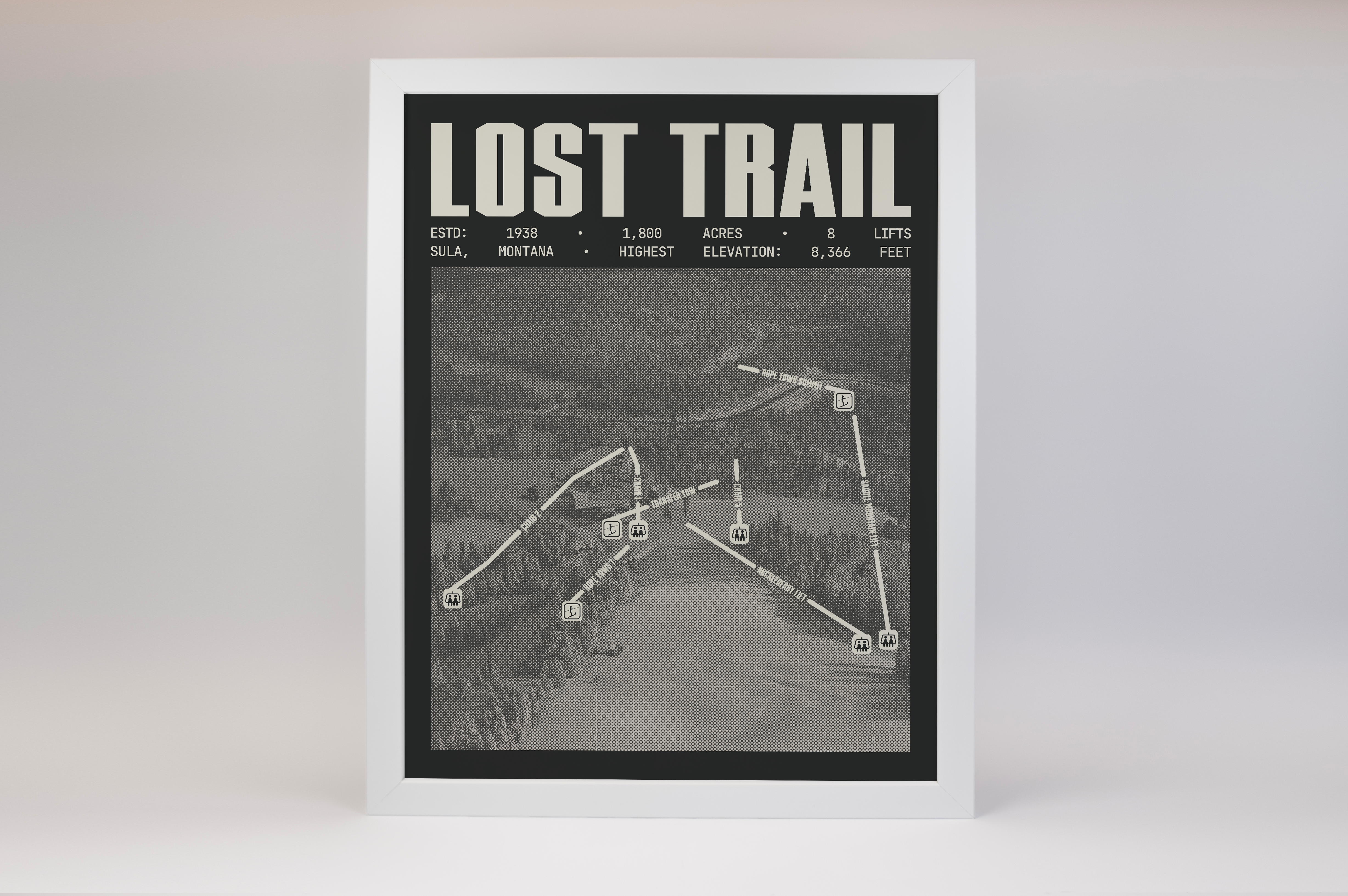Lost Trail Powder Mountain Resort Poster