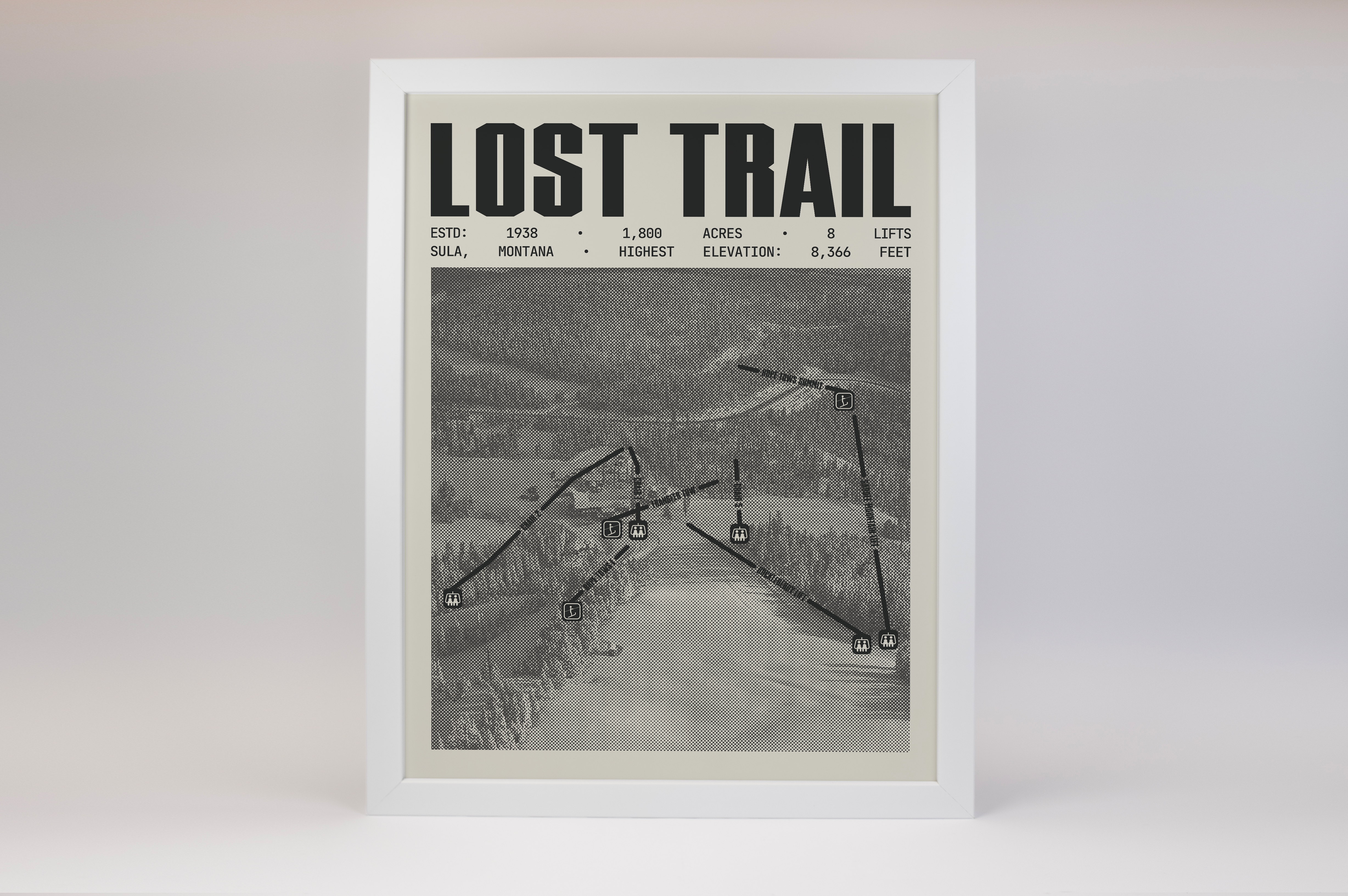 Lost Trail Powder Mountain Resort Poster