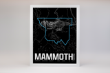 Mammoth Mountain Resort Map Poster – California