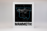 Mammoth Mountain Resort Map Poster – California