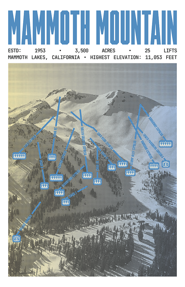Mammoth Mountain Resort Poster
