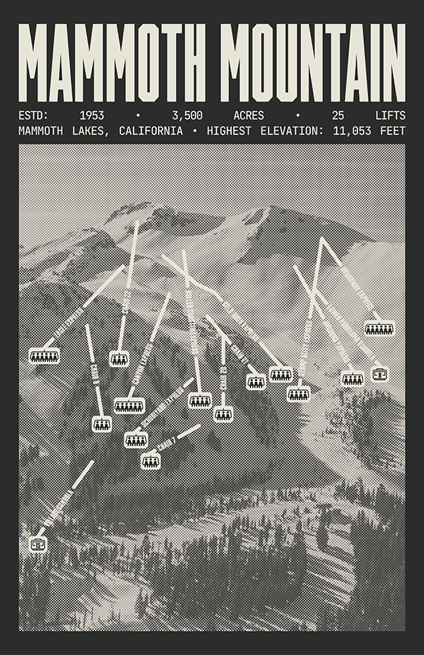 Mammoth Mountain Resort Poster