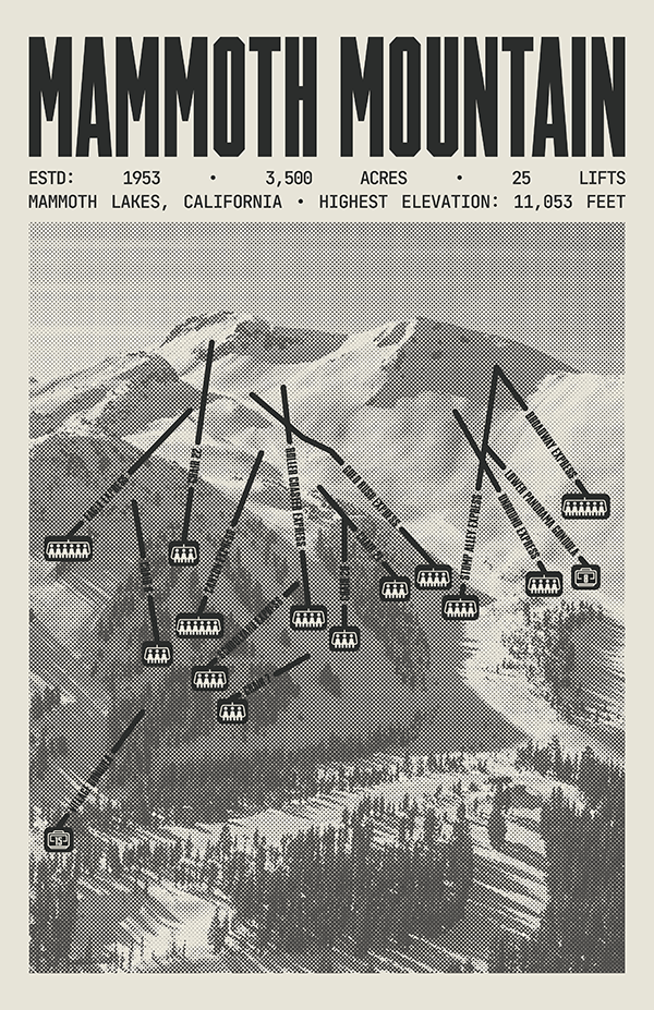 Mammoth Mountain Resort Poster