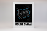 Mount Snow Resort Map Poster – Vermont