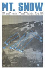 Mount Snow Resort Poster