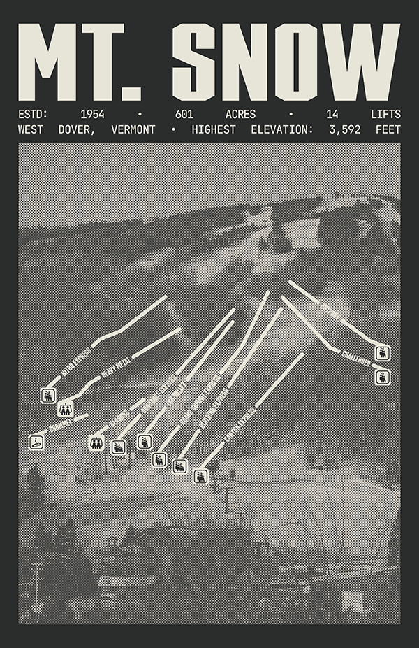 Mount Snow Resort Poster