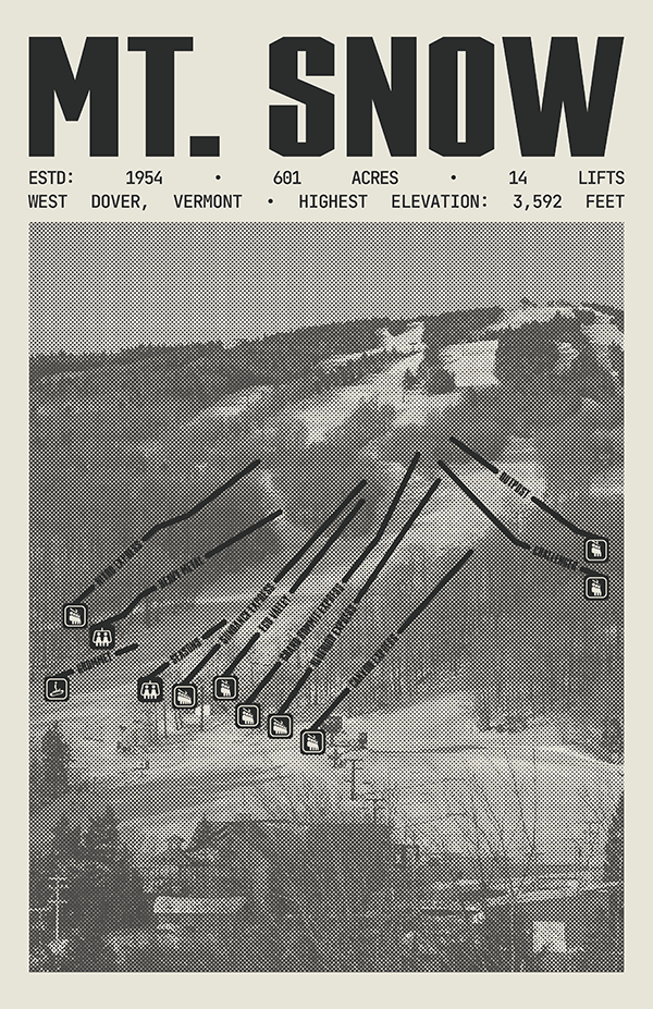 Mount Snow Resort Poster