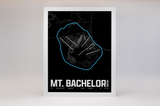 Mt. Bachelor  Resort Map Poster – Oregon