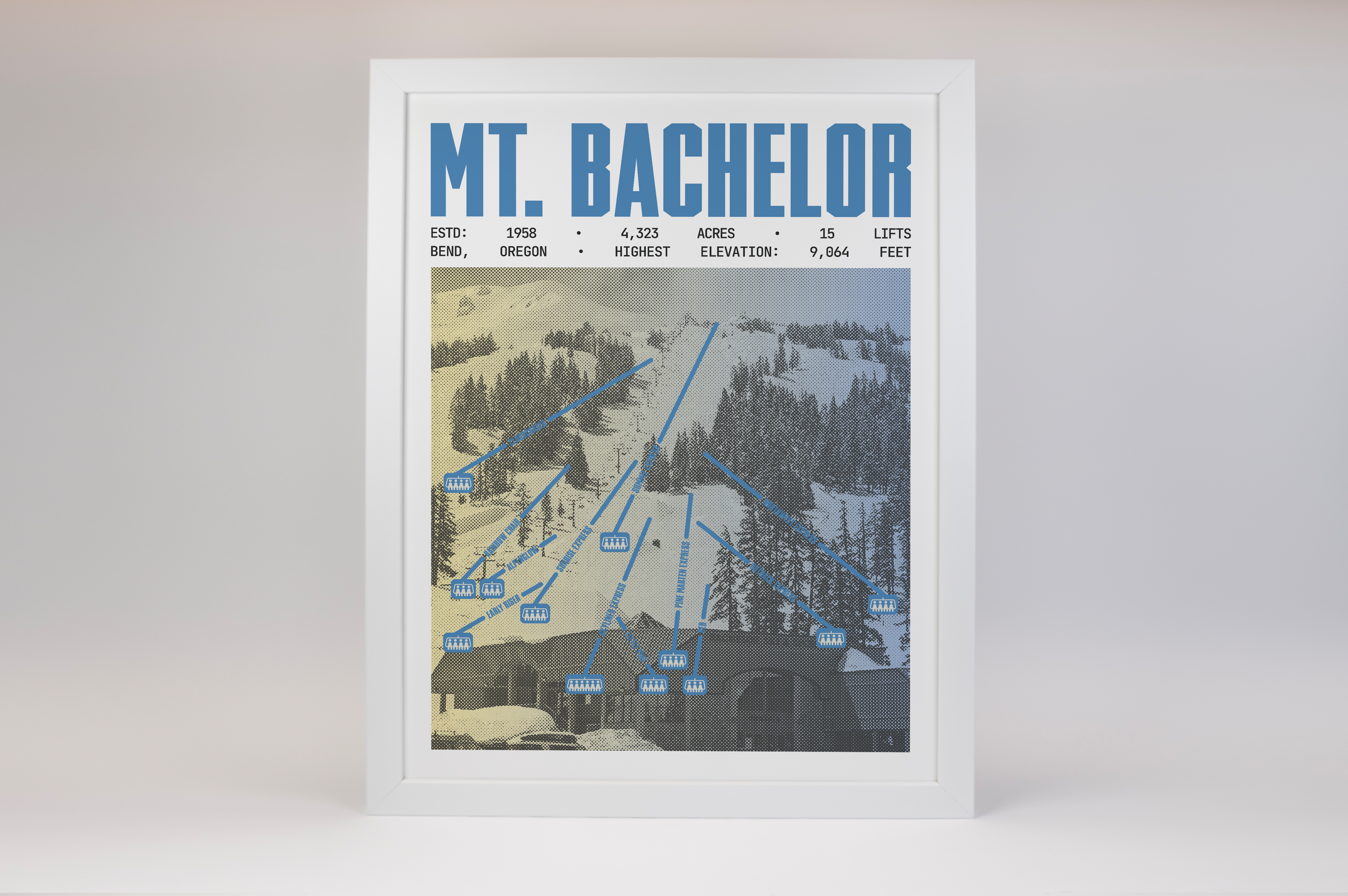 Mt. Bachelor Resort Poster