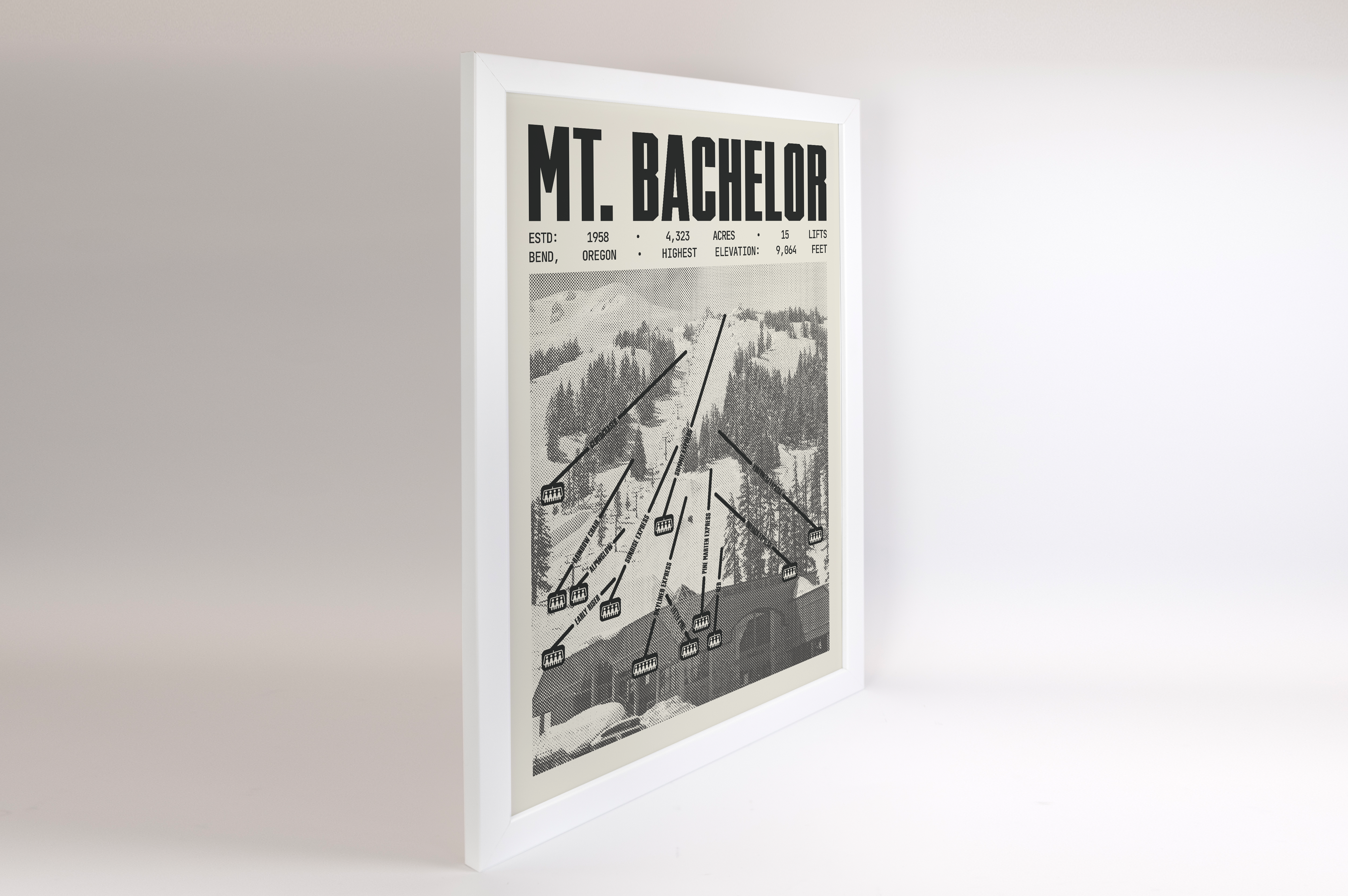Mt. Bachelor Resort Poster