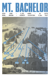 Mt. Bachelor Resort Poster