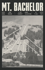 Mt. Bachelor Resort Poster