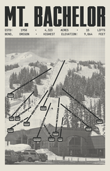 Mt. Bachelor Resort Poster