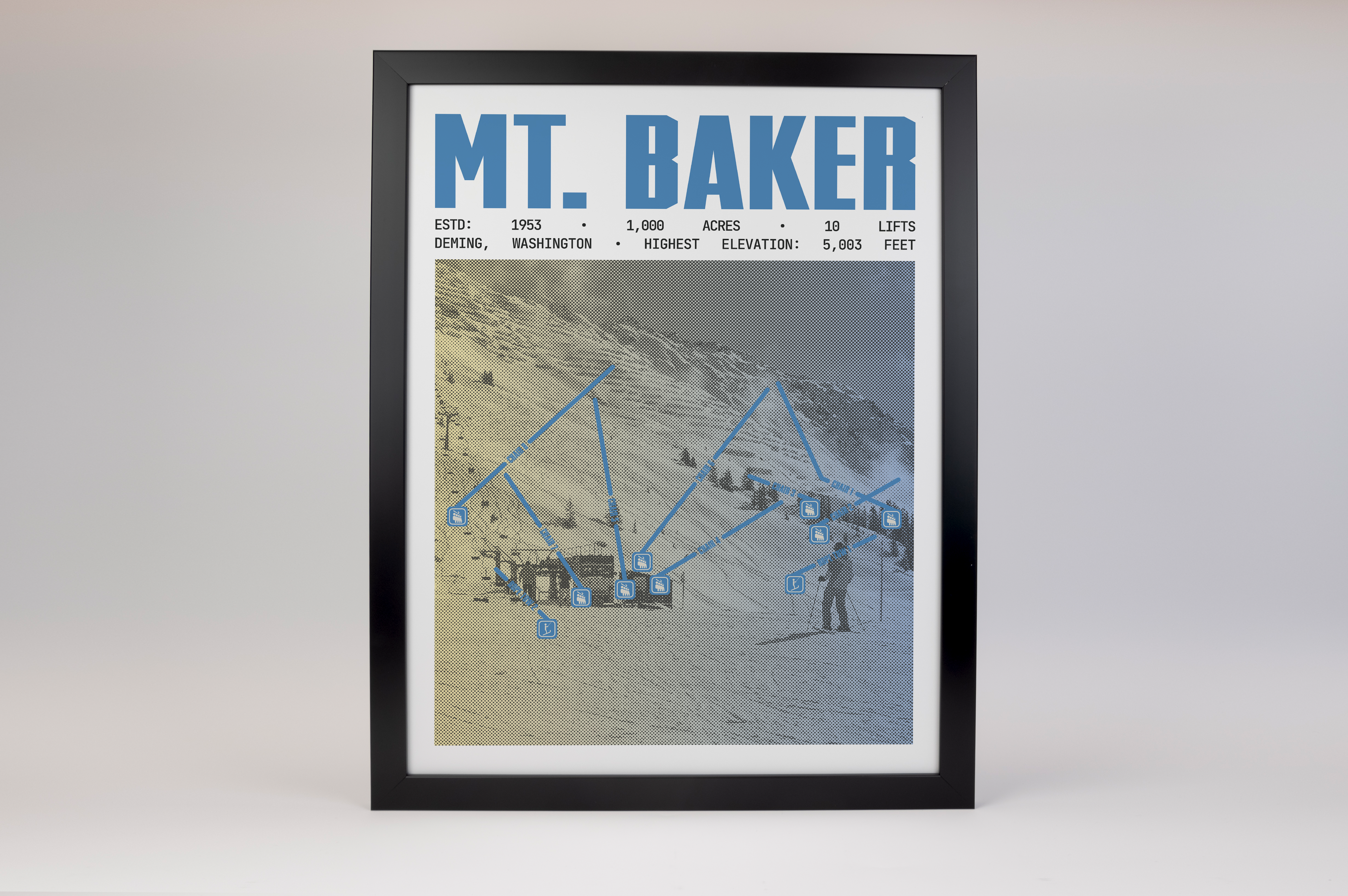 Mt. Baker Resort Poster