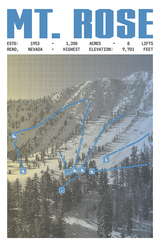 Mt. Rose Resort Poster